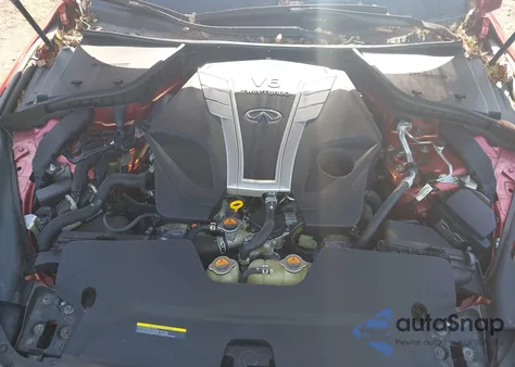 2017 Infiniti Q60 Red Sport 400 from USA, damaged, VIN JN1FV7EL8HM700797